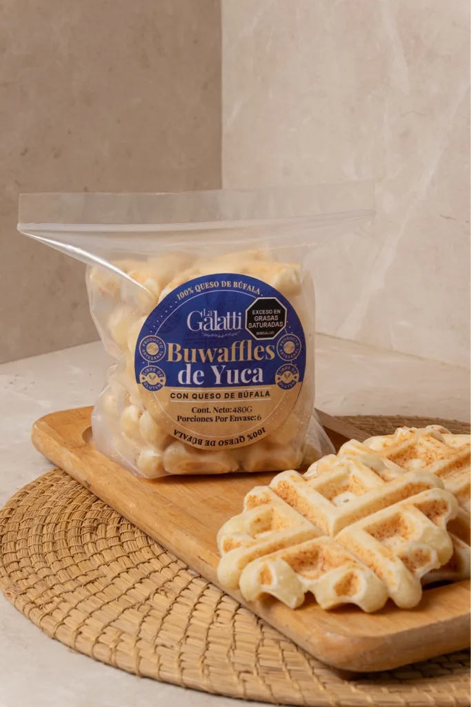 Buwaffle de yuca